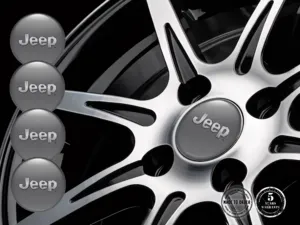 Jeep Adesivi Cupola Logo Distintivi Ruota Resina